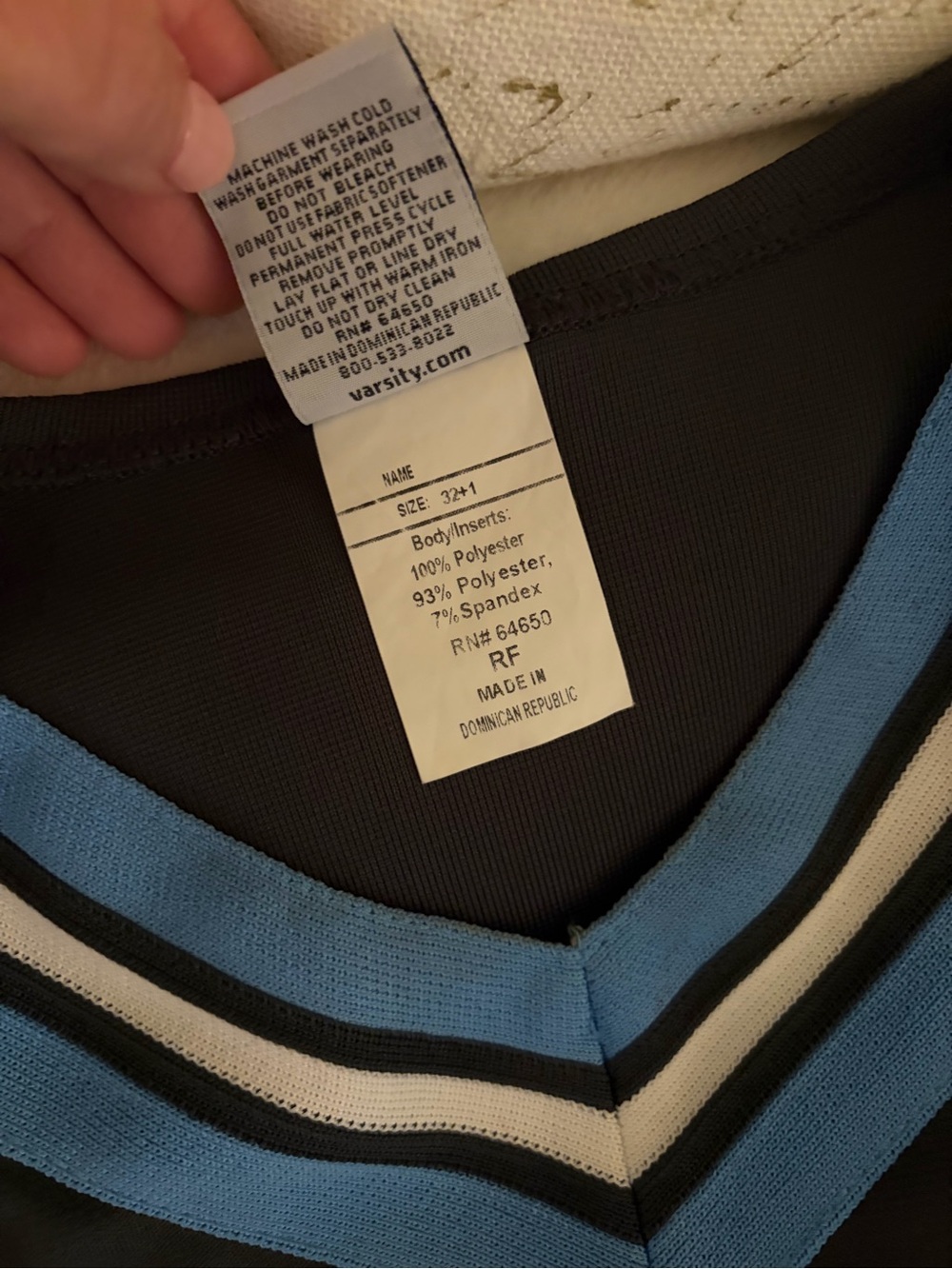 Varsity cheer bundle, shoes, backpack, uniforms, poms, Dk Gray & Blue xs, 7.5 - Picture 3 of 8